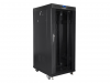 SZAFA INSTALACYJNA RACK STOJĄCA 19 27U 600X800 CZARNA DRZWI SZKLANE LCD LANBERG (FLAT PACK)